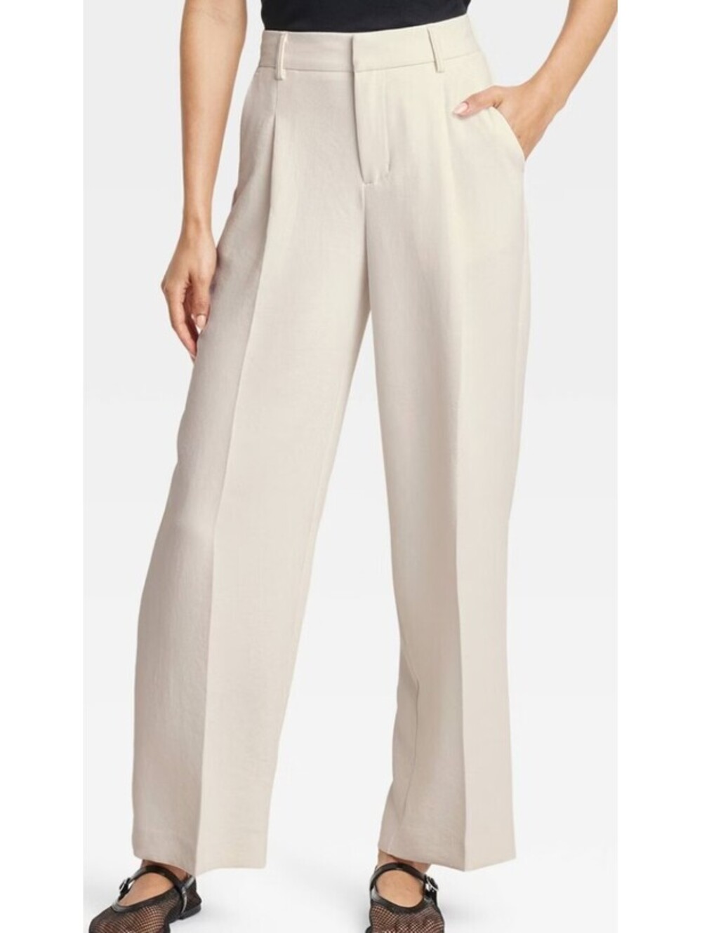 A New Day Women's Signature Crepe Essential Trousers - Women's 14 NWOT